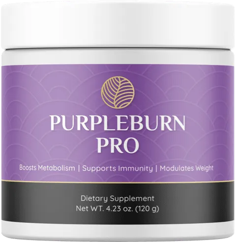 One jar of PurpleBurn Pro purple superfood drink